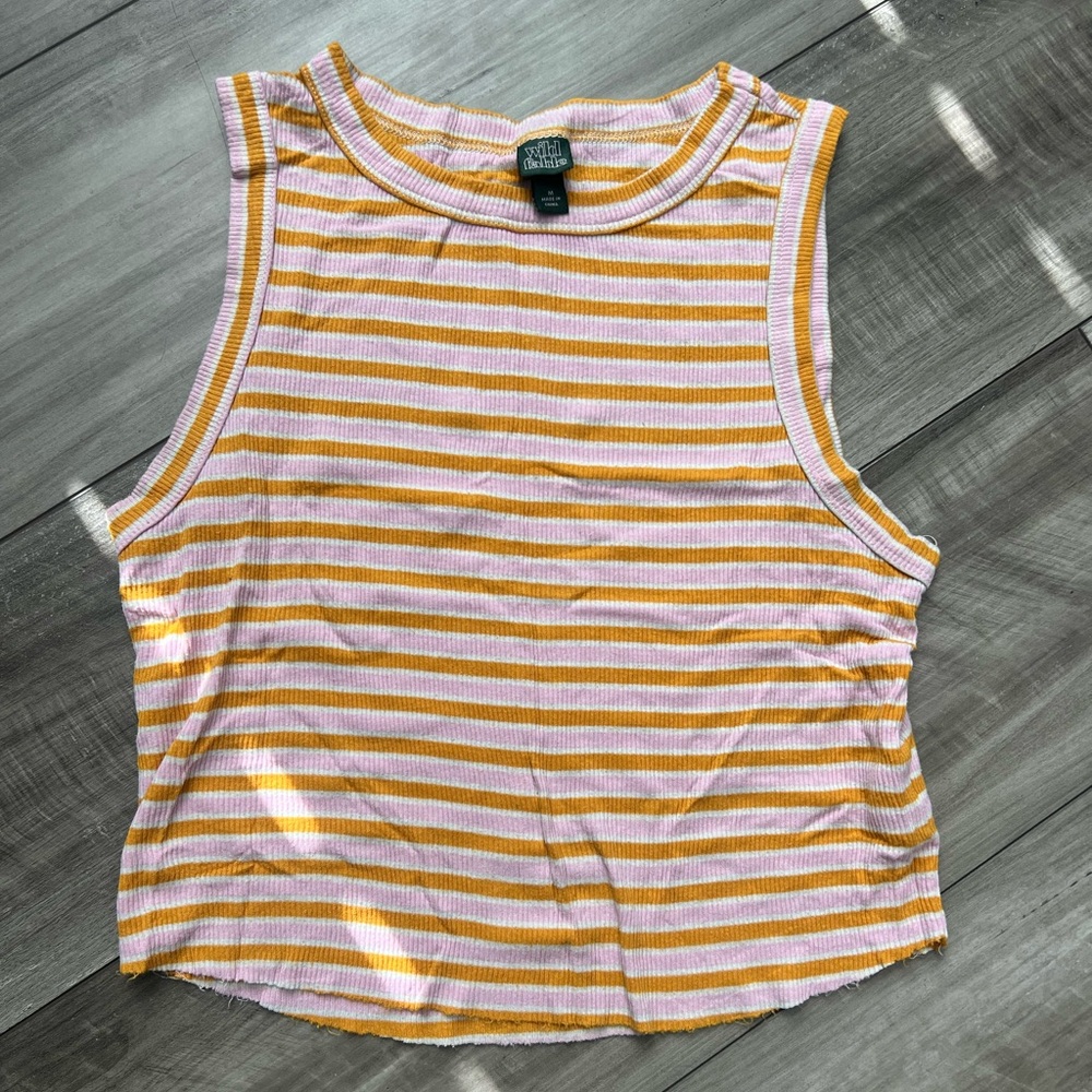 Wild fabric - cropped tank